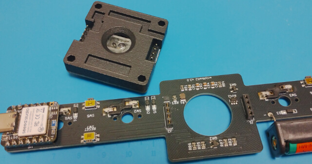 センサー用ミドルプレートの装着