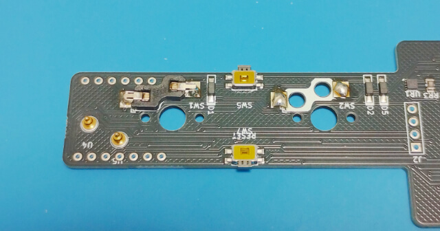 ソケットのハンダ付け