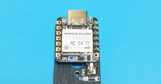 XIAO nRF52840のハンダ付け